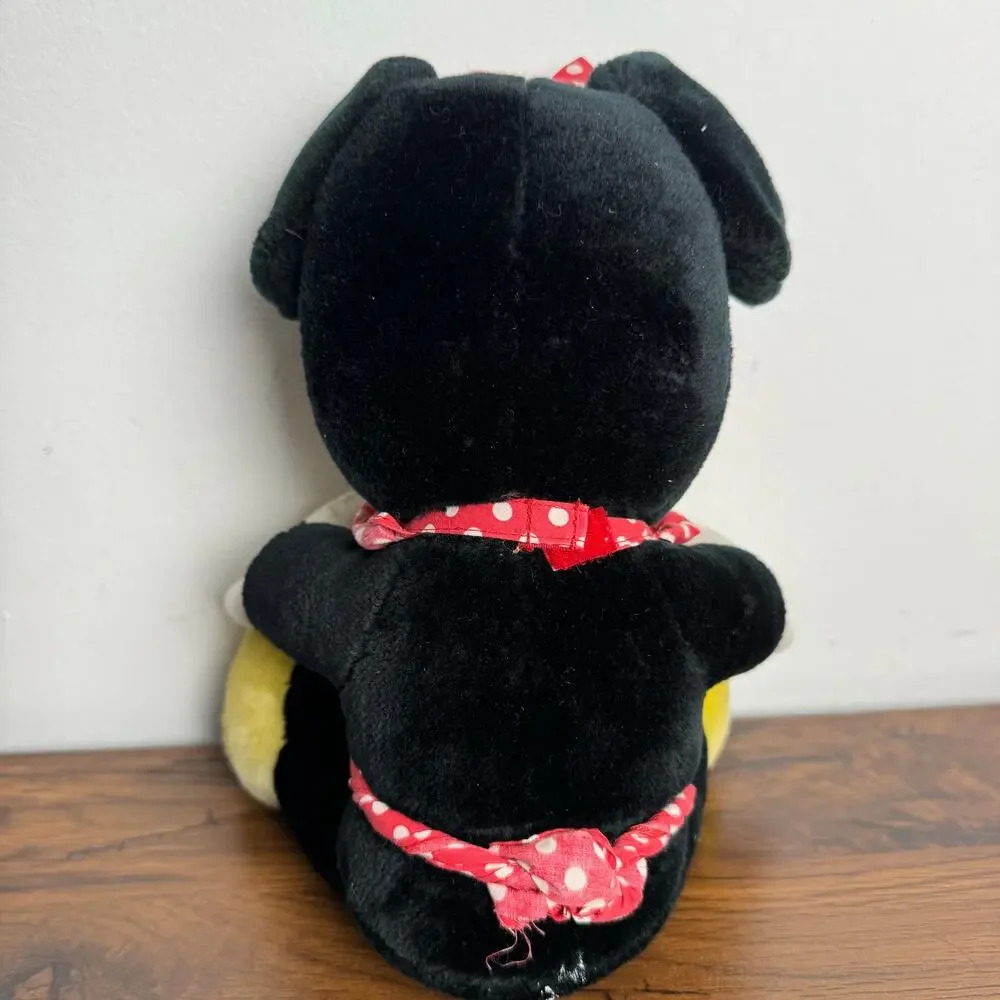 Vtg Disneyland Walt‎ Disney Sitting Minnie Mouse Plush Stuffed Animal Toy